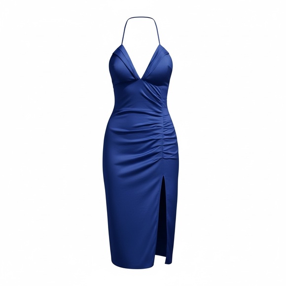 Vix Paula Hermanny Dresses & Skirts - Summer Blue Backless Midi Dress